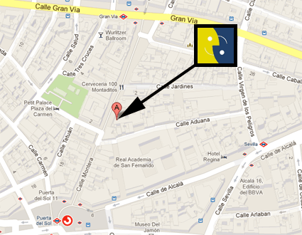 Mapa charla Madrid